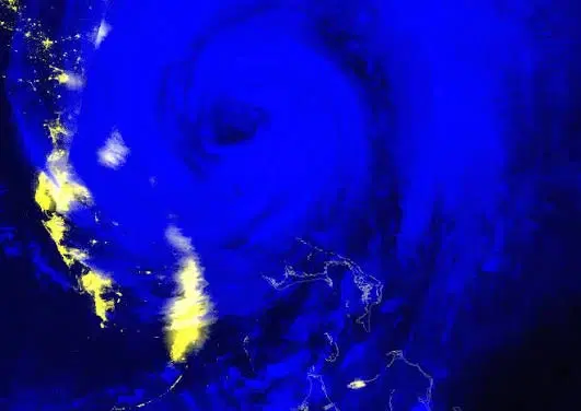 Black Marble Nighttime Blue/Yellow Composite imagery
