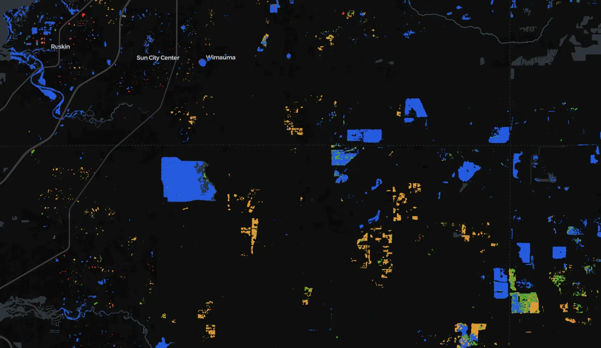 HydroSAR Sentinel-1 water extent classifications