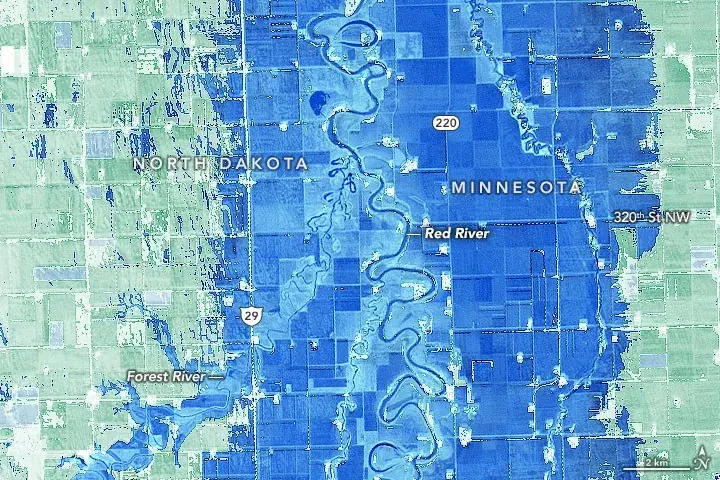 Landsat Modified Normalized Difference Water Index (MNDWI)