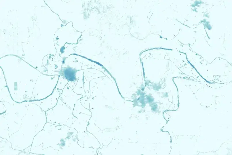 Planet Normalized Difference Water Index (NDWI)