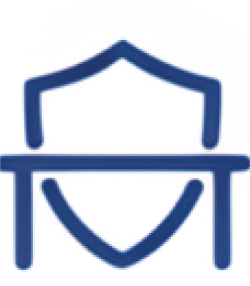 An icon of a shield and fence representing security guardrails.