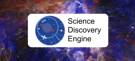 Science Discovery Engine graphic identifier.