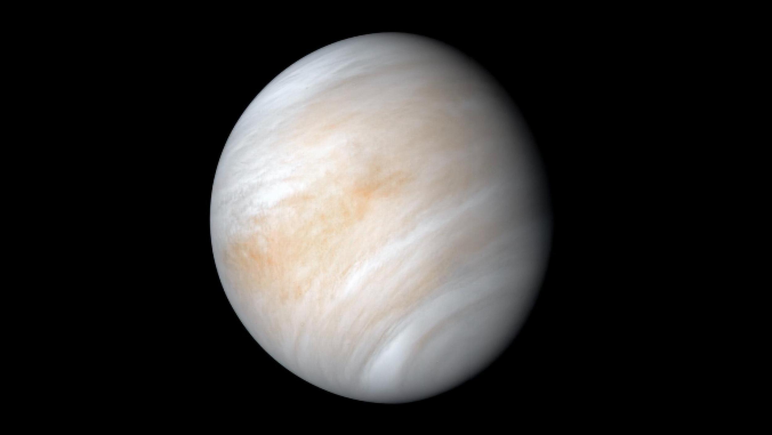 Venus as imaged by NASA's Mariner 10 spacecraft in 1974.